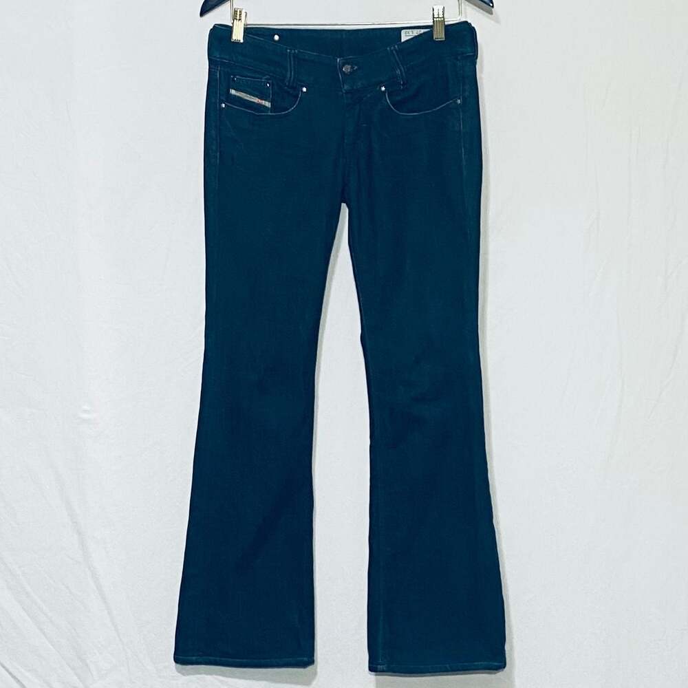 Diesel Louvely Stretch Dark Wash Bootcut Jeans, size 27